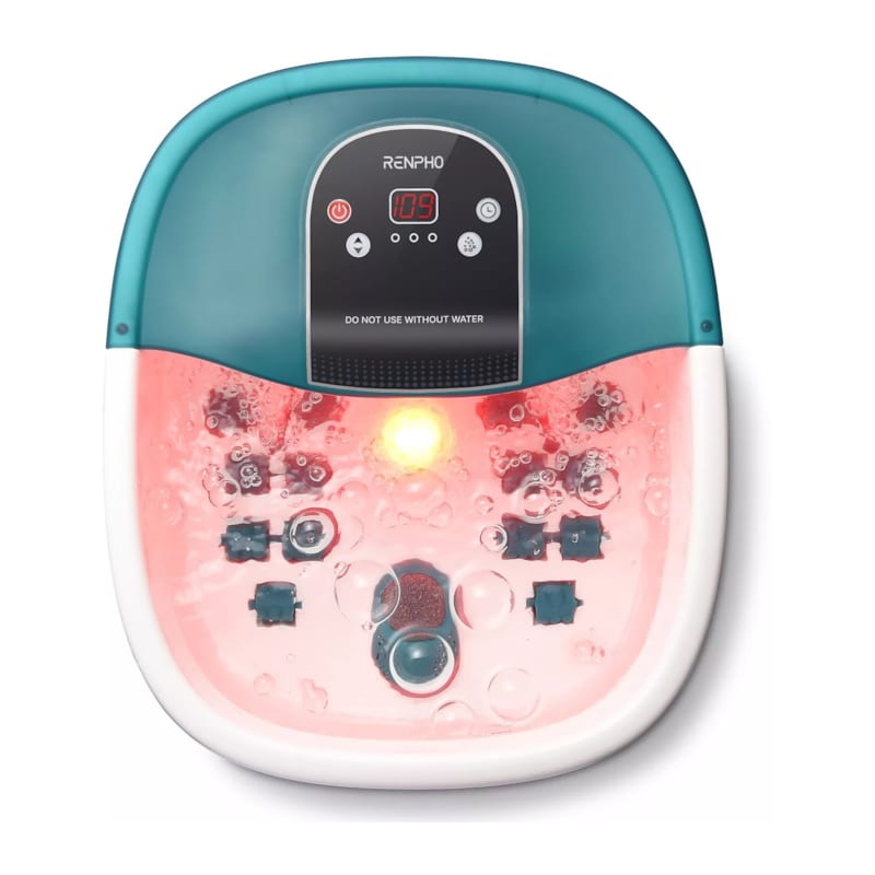 Renpho - hydromasseur de pieds foot spa bath massager - vert