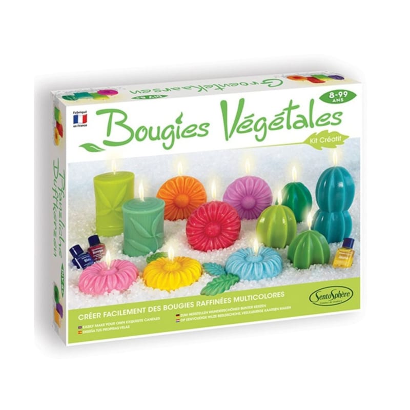 Coffret bougies végétales