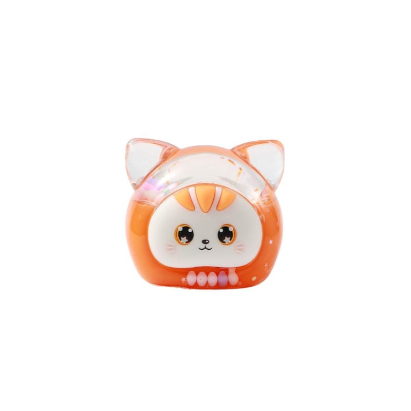 Boule a neige bubblehead chat orange