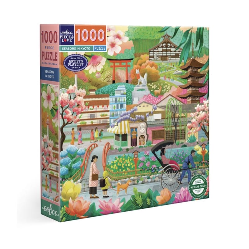 Puzzle 1000 pieces - seasons in kyoto