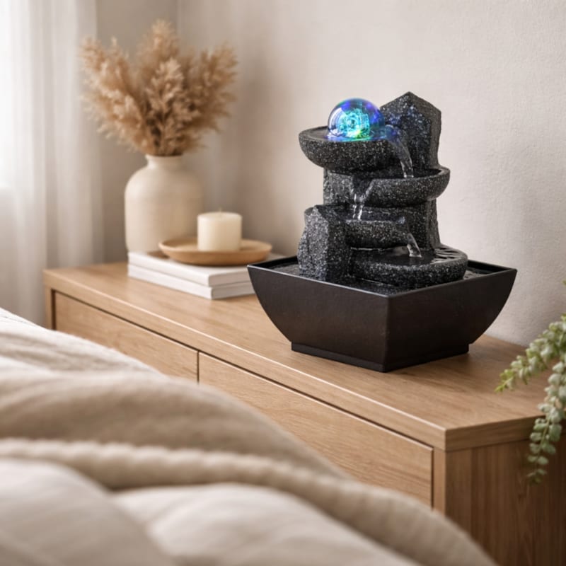 Mon espace détente : diffusion douce et fontaine zen (Zen Light) - Image 1
