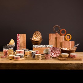 Plat et ses 3 bols isis