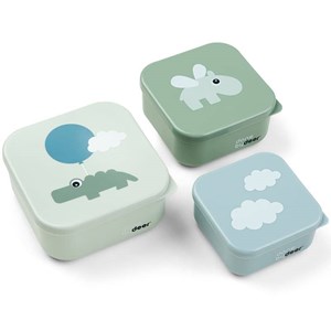 Boites à goûter lot de 3  happy clouds