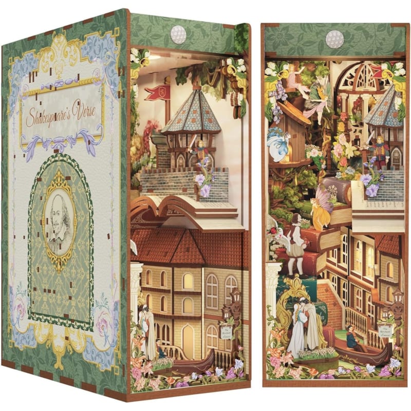 Book nook les vers de shakespeare