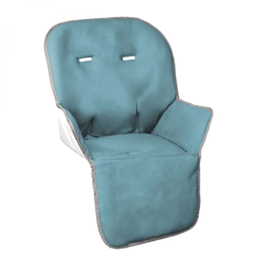 Monsieur Bébé - Housse assise chaise haute - bleu