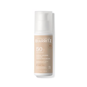 Crème solaire teintée spf50 bio