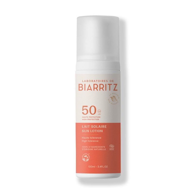 Lait solaire spf50 bio