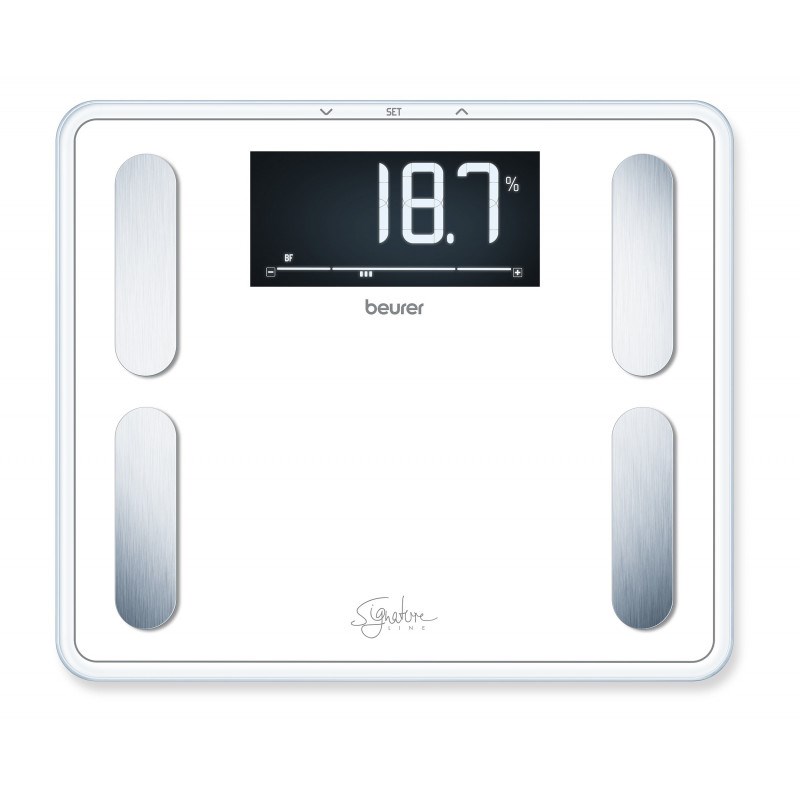 Pèse-personne impédancemètre blanc