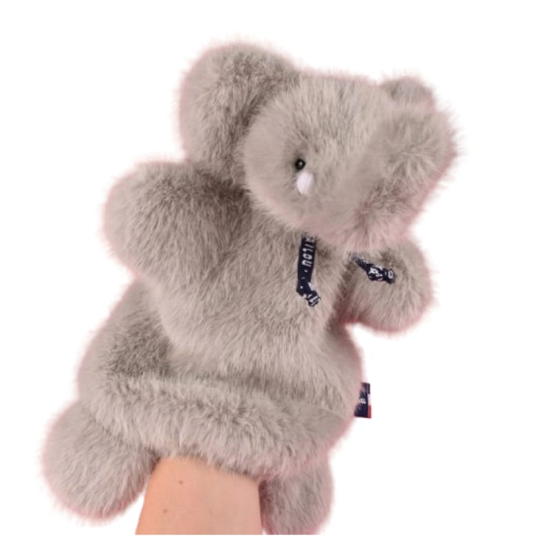 Sowen marionnette elephant gris souris