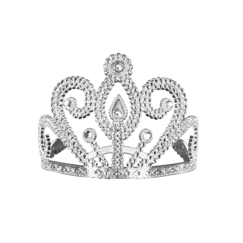 Diademe reine argente - party pro