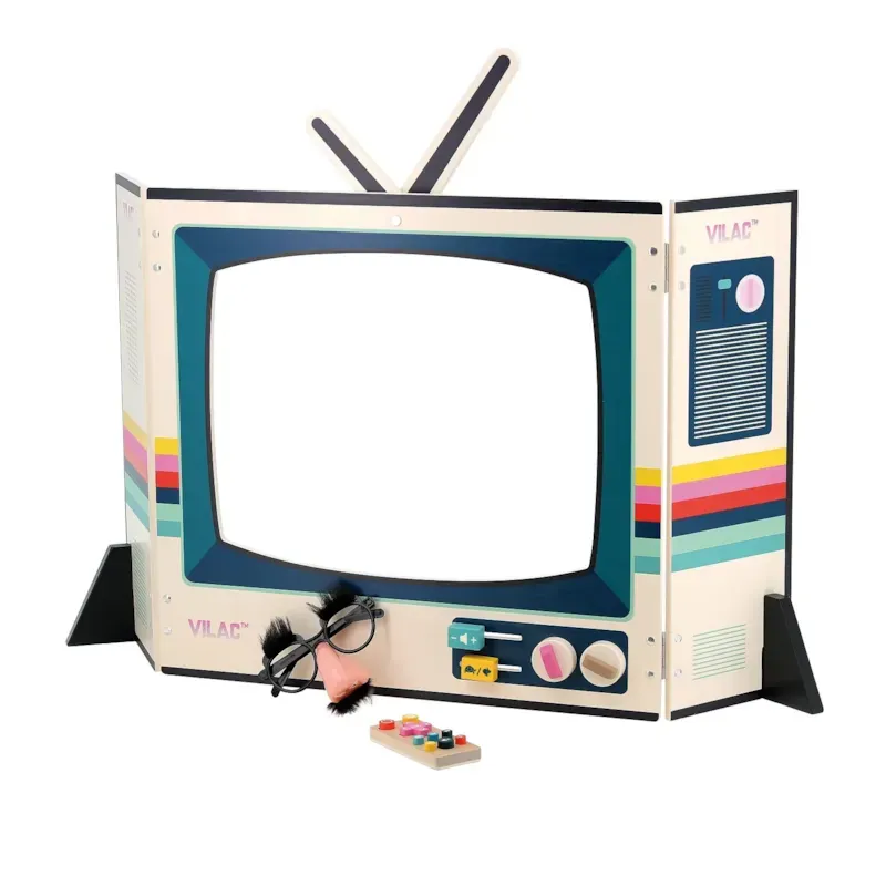 Télévision vintage en bois