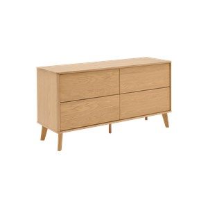 Commode 4 tiroirs bois atia