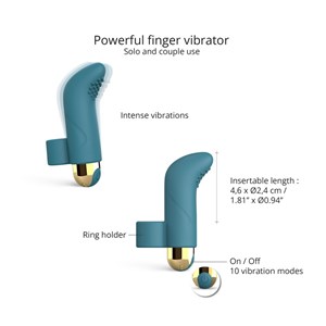 Touch me - stimulateur clitoridien Turquoise