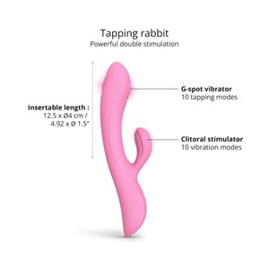 Bunny & clyde - rabbit - pink Rose