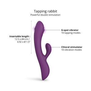 Bunny & clyde - rabbit - violet Violet