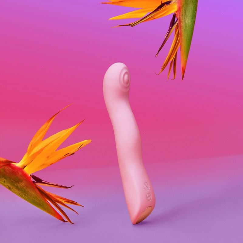 Vibromasseur et stimulateur - rose