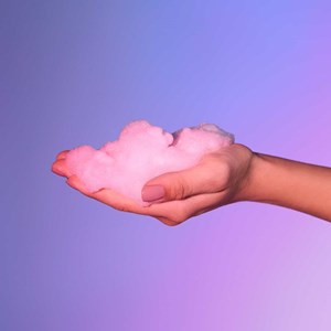 Mousse de massage - fraise