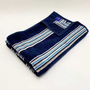 Serviette de plage - milonga bleu marine