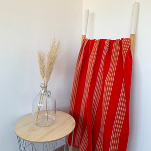 Serviette de plage - milonga m rouge