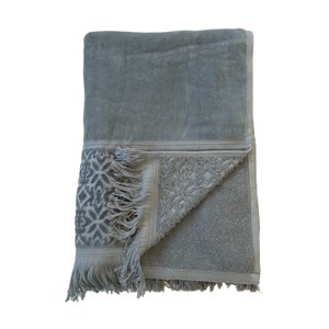 Serviette de bain - romance gris