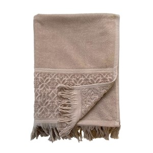 Serviette de bain - romance taupe