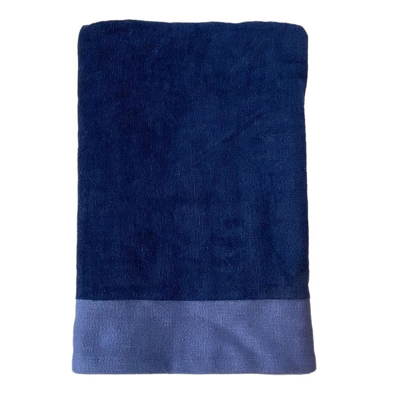 Serviette de bain - shady xl bleu marine