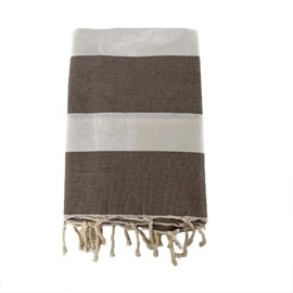 Fouta plate - transat taupe
