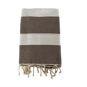 Fouta plate - transat taupe