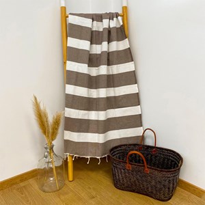 Fouta plate - transat taupe