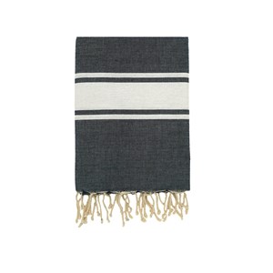 Fouta plate - kozo bleu marine