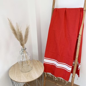 Fouta plate - kozo rouge