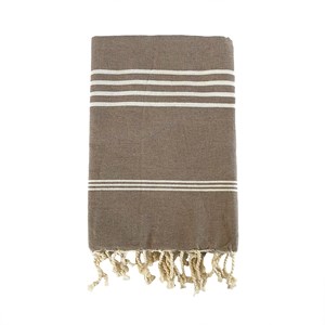 Fouta plate - kolora taupe