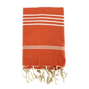 Fouta plate - kolora orange