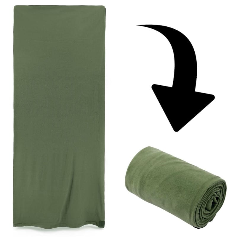 Couverture sac de couchage polaire cao vert