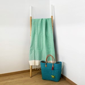 Fouta  - athena turquoise xl