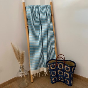Fouta  - yadara turquoise xl