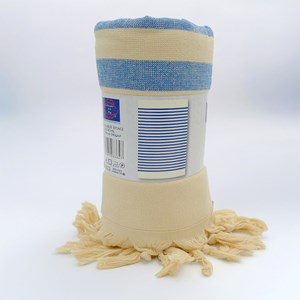 Fouta doublée éponge - fidji royal