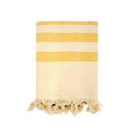 Fouta doublée éponge - fidji tournesol