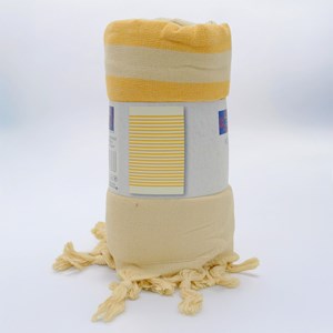 Fouta doublée éponge - fidji tournesol