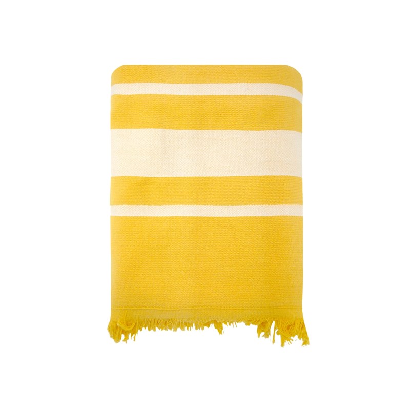 Fouta doublée éponge -caraibes tournesol