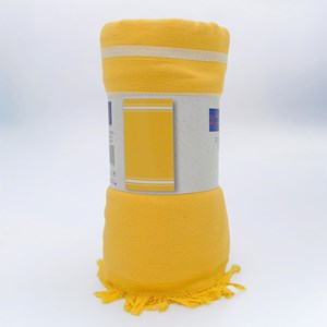 Fouta doublée éponge -caraibes tournesol