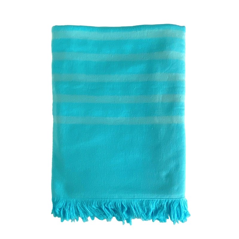 Fouta doublée éponge-alanya turquoise xl
