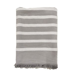 Fouta doublée éponge - alanya gris xl