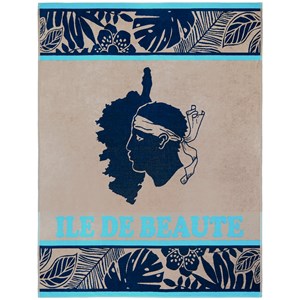 Serviette de plage xl - cap corse