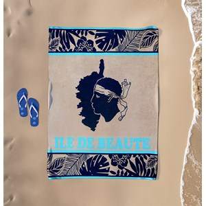Serviette de plage xl - cap corse
