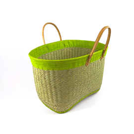 Panier de plage - baly gm vert anis