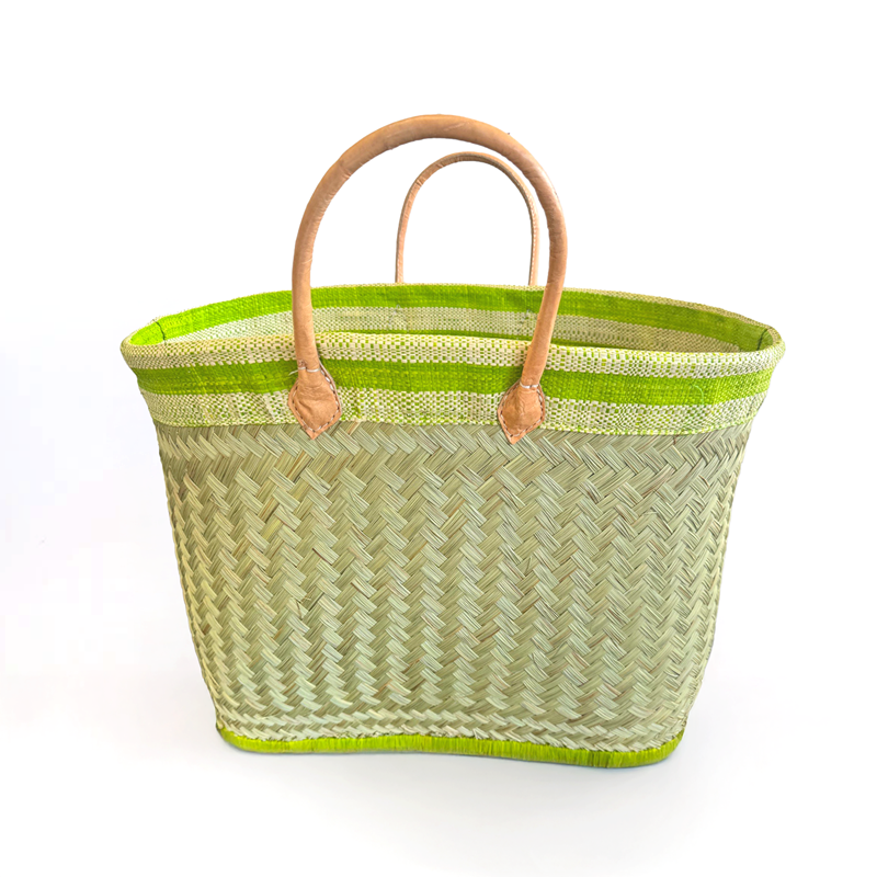 Panier de plage - sava gm vert anis