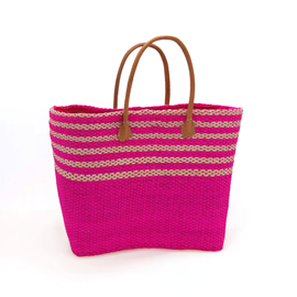 Panier de plage - amoroni sgm fuchsia