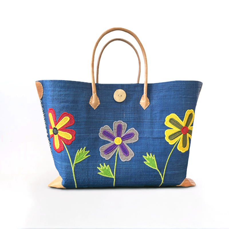 Panier de plage- isandra sgm bleu marine
