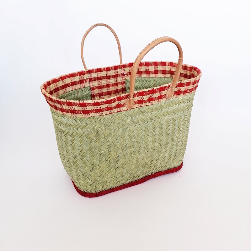 Panier de plage - tsipika gm rouge